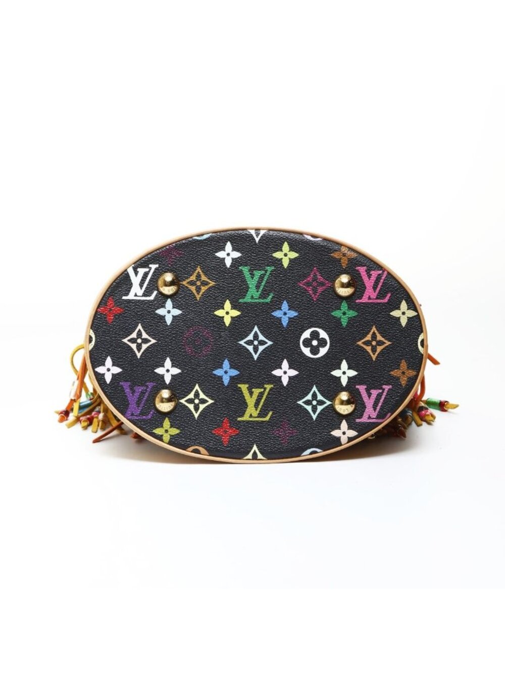 ★SOLD★ Louis Vuitton Handbag Multicolor Monogram Bucket Flange - Picture 7 of 10